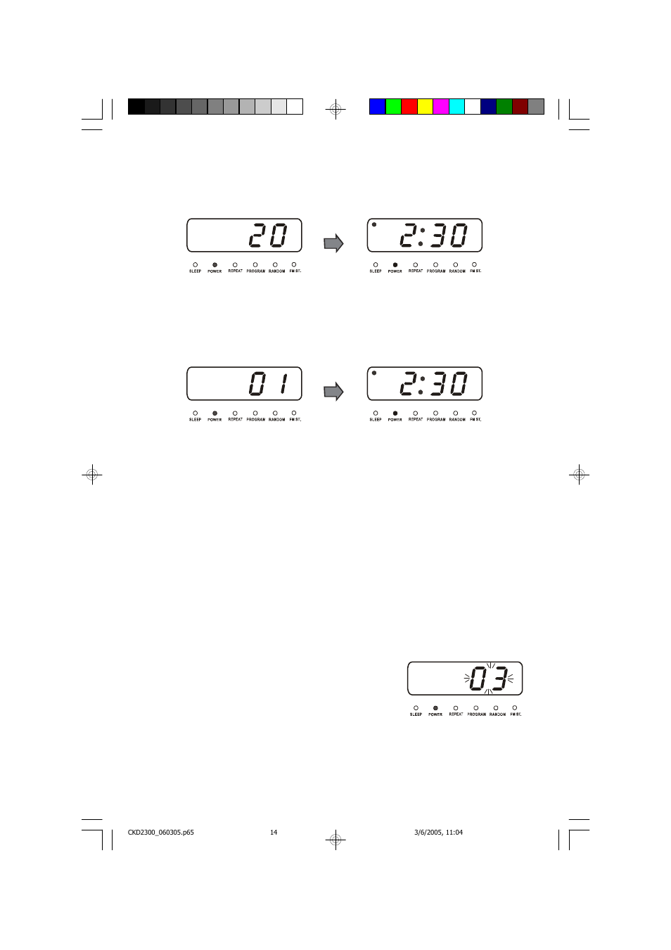 Pause control | Emerson Radio CKD2300 User Manual | Page 15 / 28