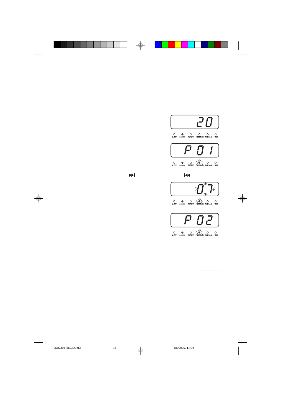 Programmed playback | Emerson Radio CKD2300 User Manual | Page 19 / 28