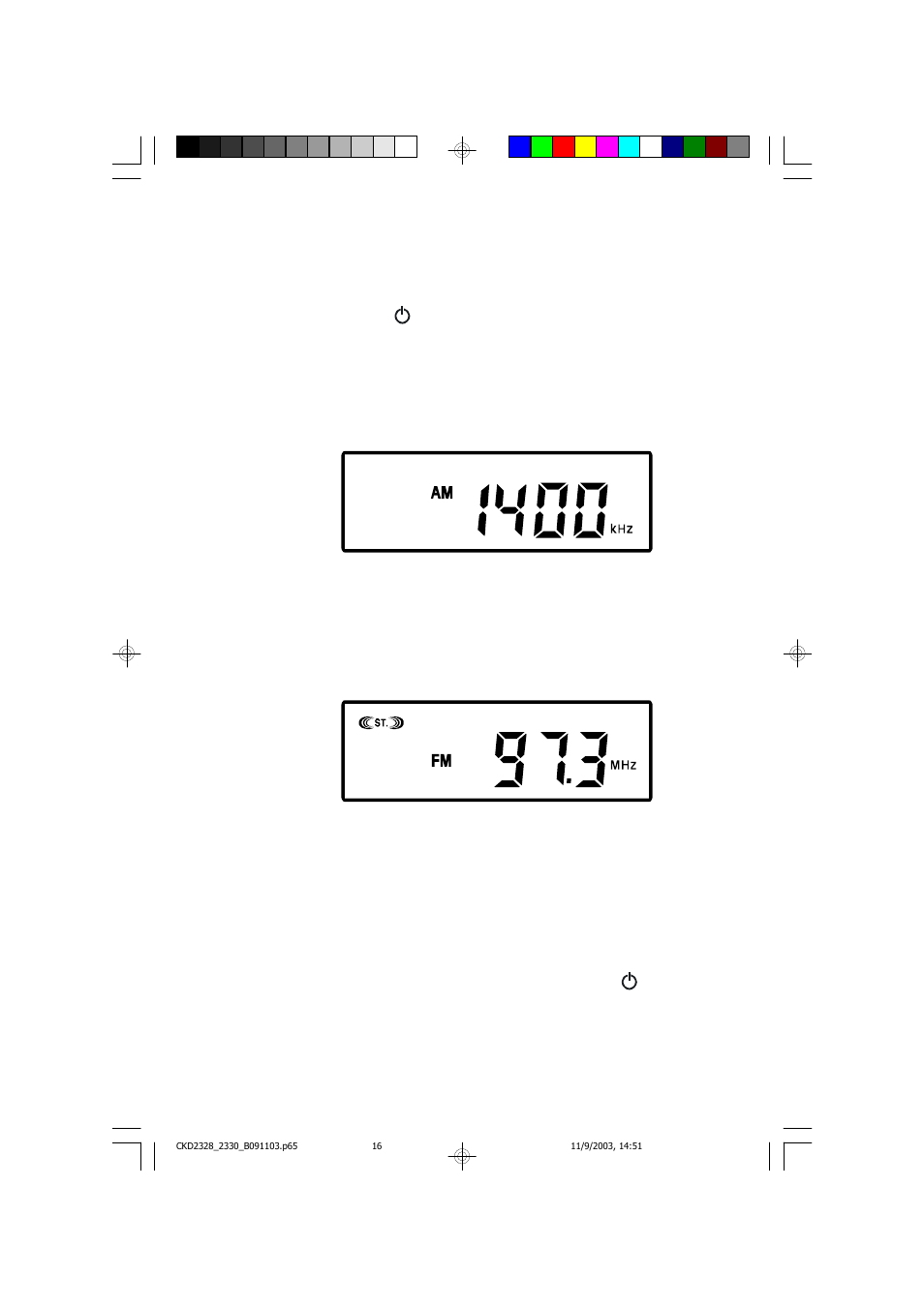 Listening to the radio | Emerson Radio CKD2330 User Manual | Page 17 / 36