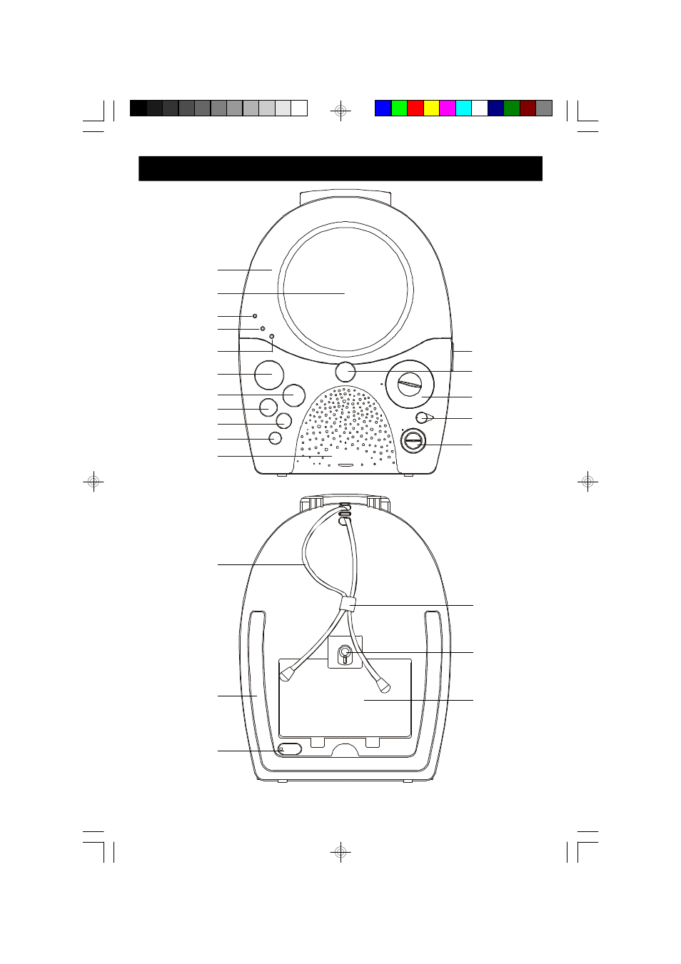 Location of controls and indicators | Emerson Radio SR5999 User Manual | Page 8 / 16