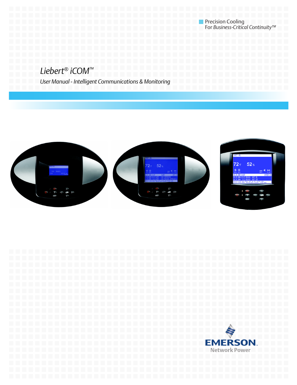 Emerson Liebert iCOM User Manual | 84 pages