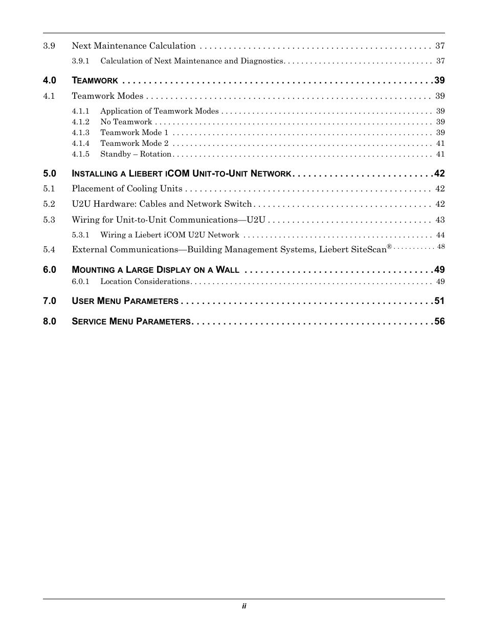 Emerson Liebert iCOM User Manual | Page 4 / 84