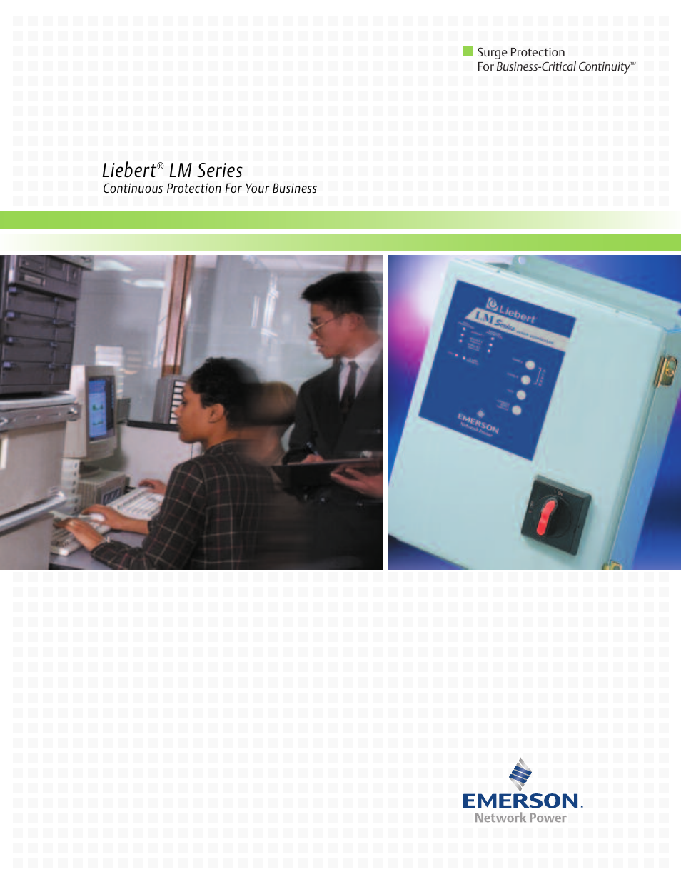 Emerson Liebert LM Series User Manual | 6 pages