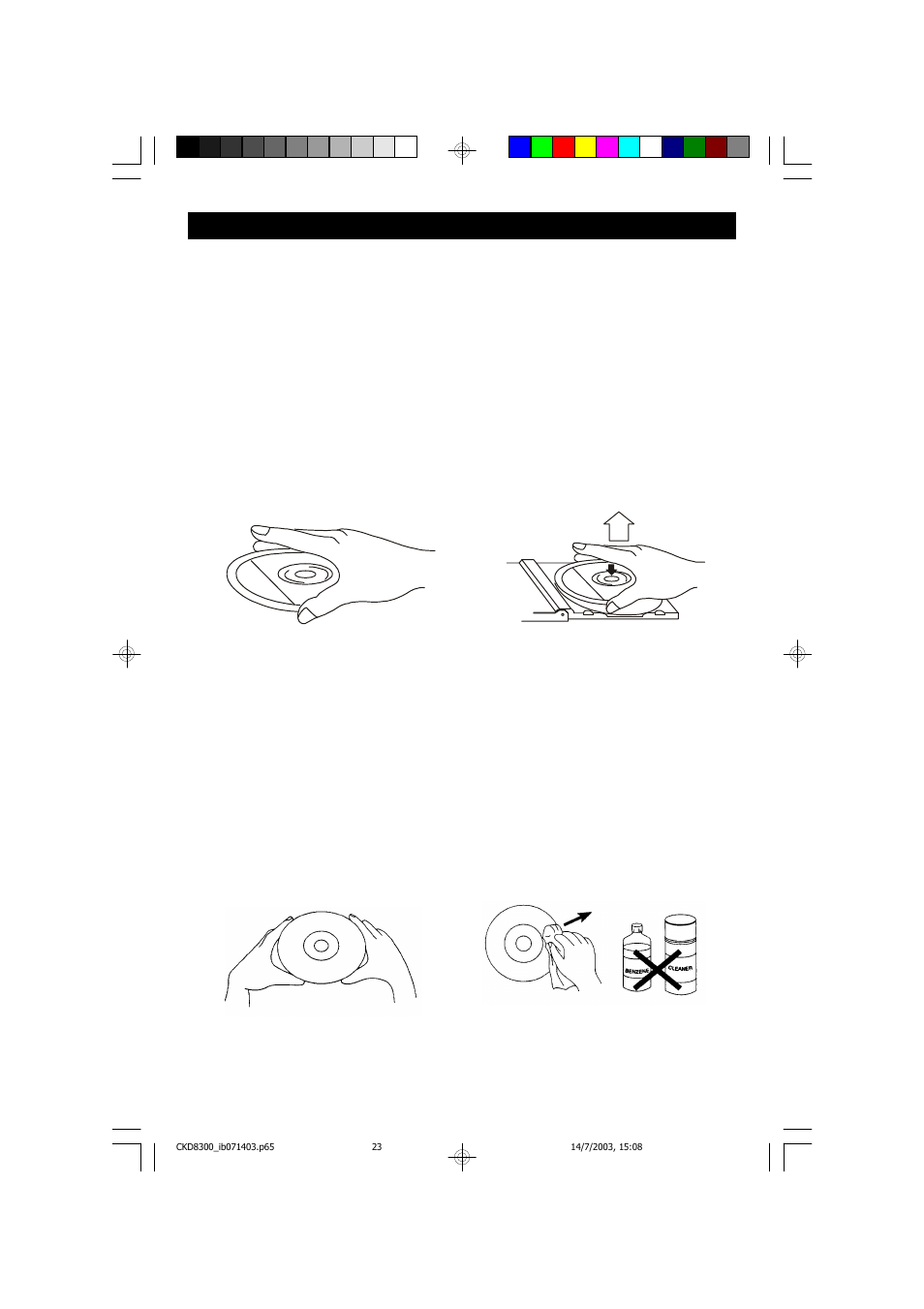 23 care and maintenance | Emerson Radio CKD8300 User Manual | Page 24 / 27