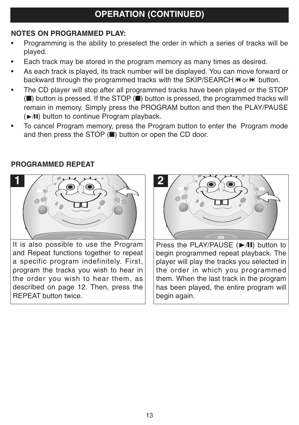Operation (continued) | Emerson Radio SB225 User Manual | Page 14 / 18