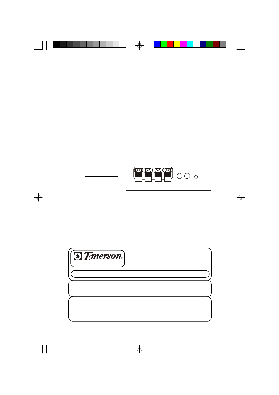 25 care of the cabinets, Reset button, Back panel | Emerson MS9923TT User Manual | Page 26 / 28