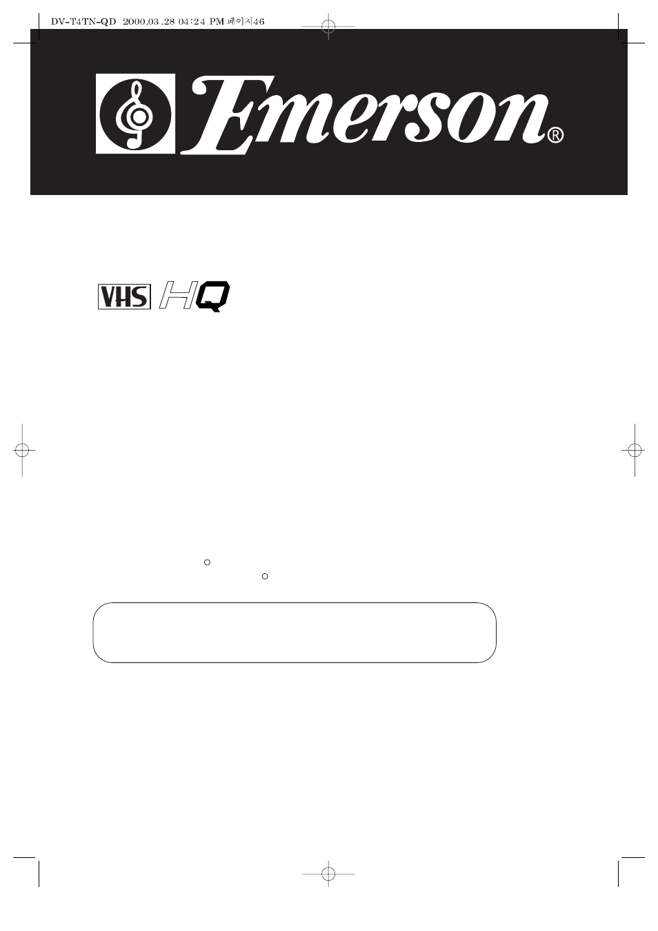 Emerson EV477 User Manual | 47 pages