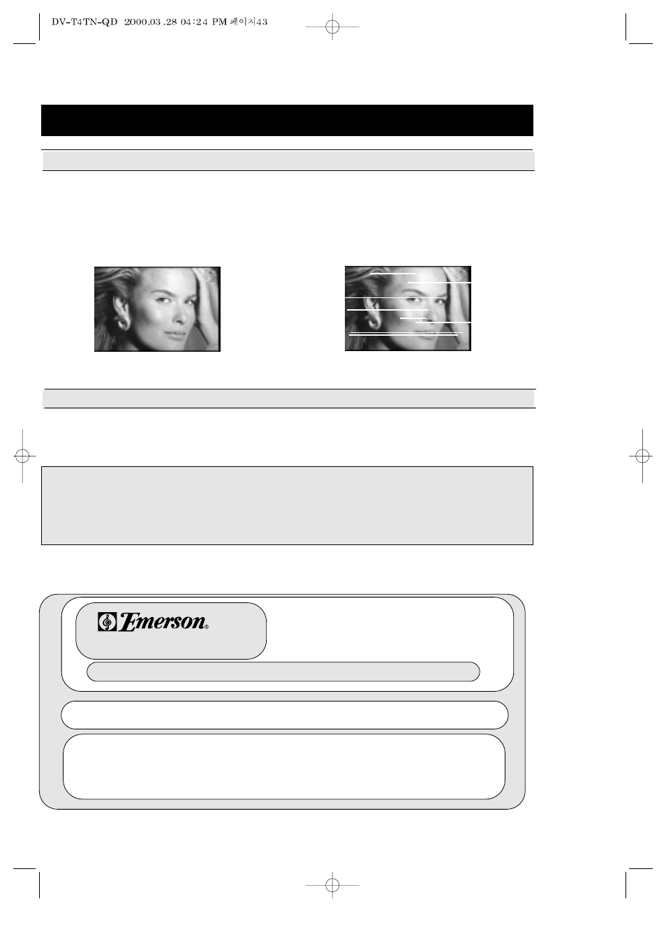 Video head cleaning, Video head clogging video head cleaning | Emerson EV477 User Manual | Page 44 / 47
