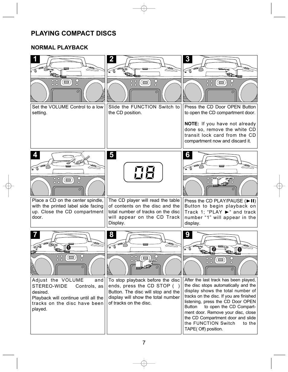 Emerson Radio PD6528 User Manual | Page 8 / 19