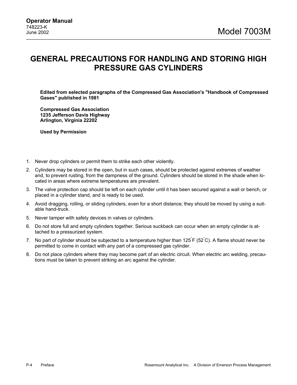 Model 7003m | Emerson 7003M User Manual | Page 10 / 74