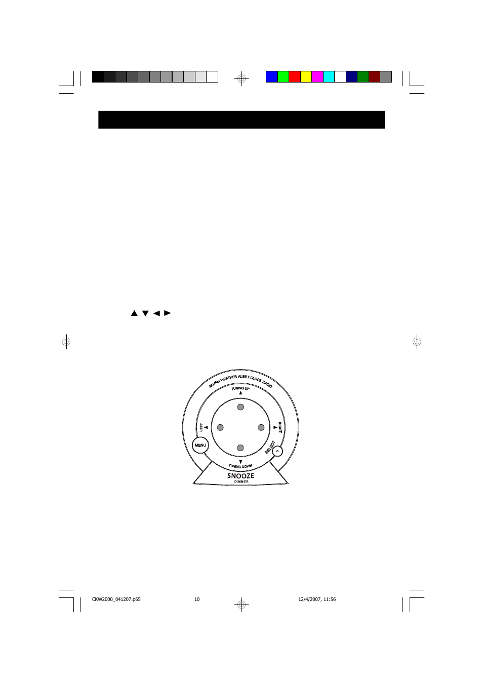Operating instructions for clock and radio | Emerson Radio CKW2000 User Manual | Page 11 / 42