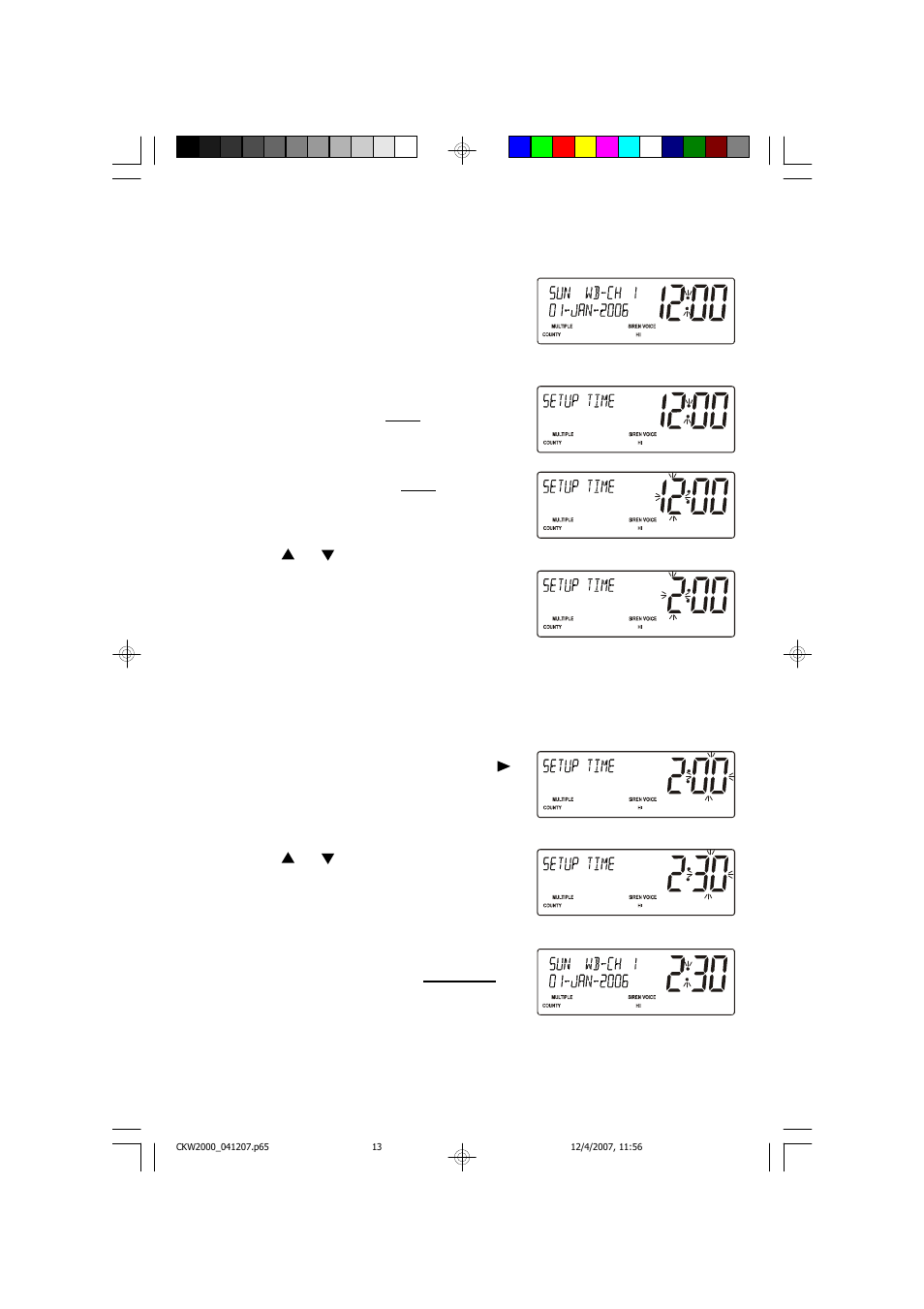 Setting the time | Emerson Radio CKW2000 User Manual | Page 14 / 42