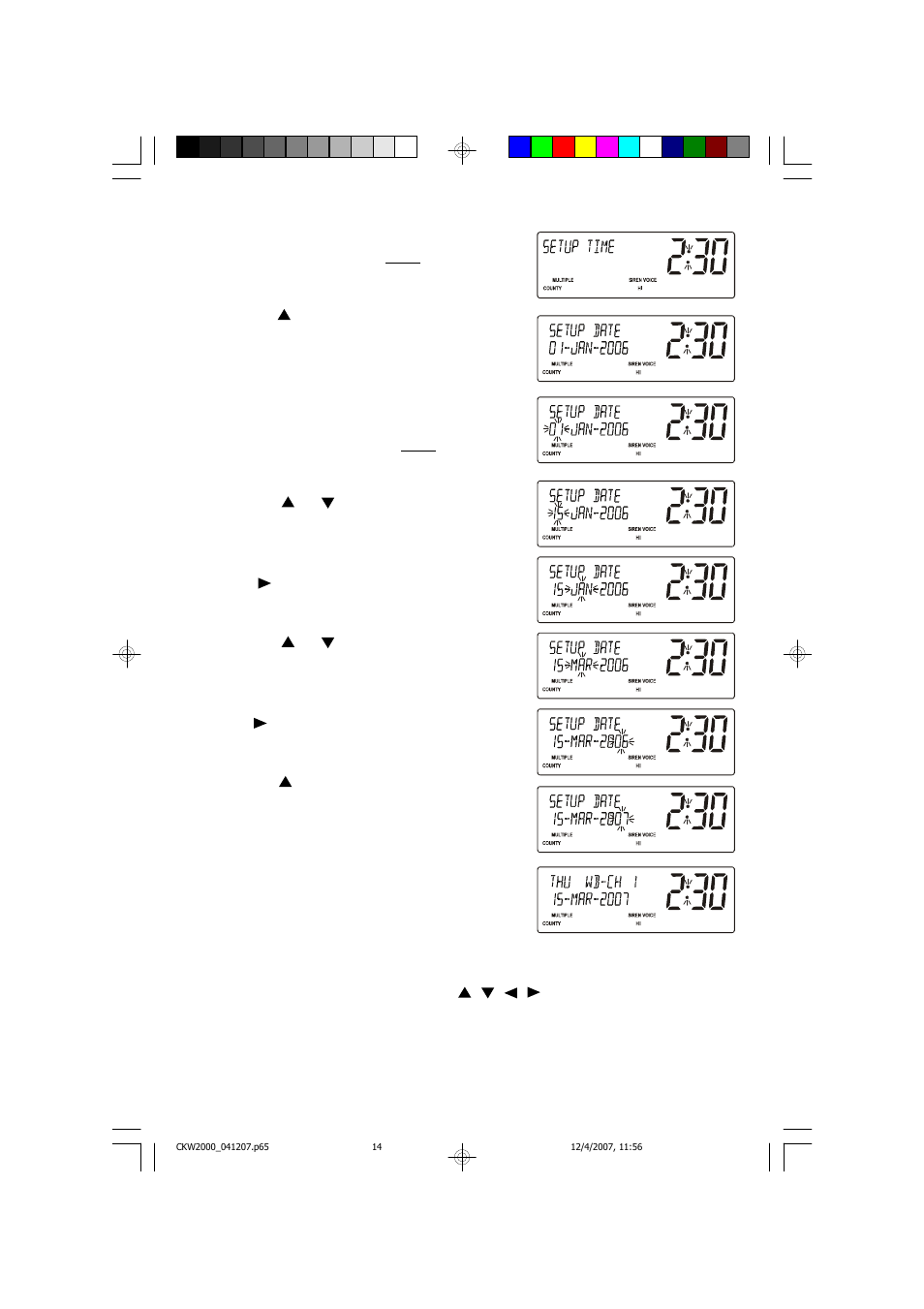 Setting the date | Emerson Radio CKW2000 User Manual | Page 15 / 42