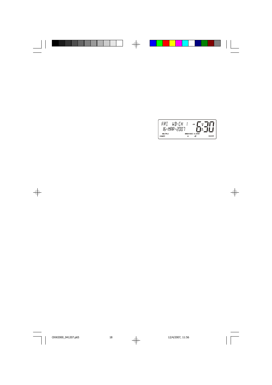 Snooze operation | Emerson Radio CKW2000 User Manual | Page 19 / 42