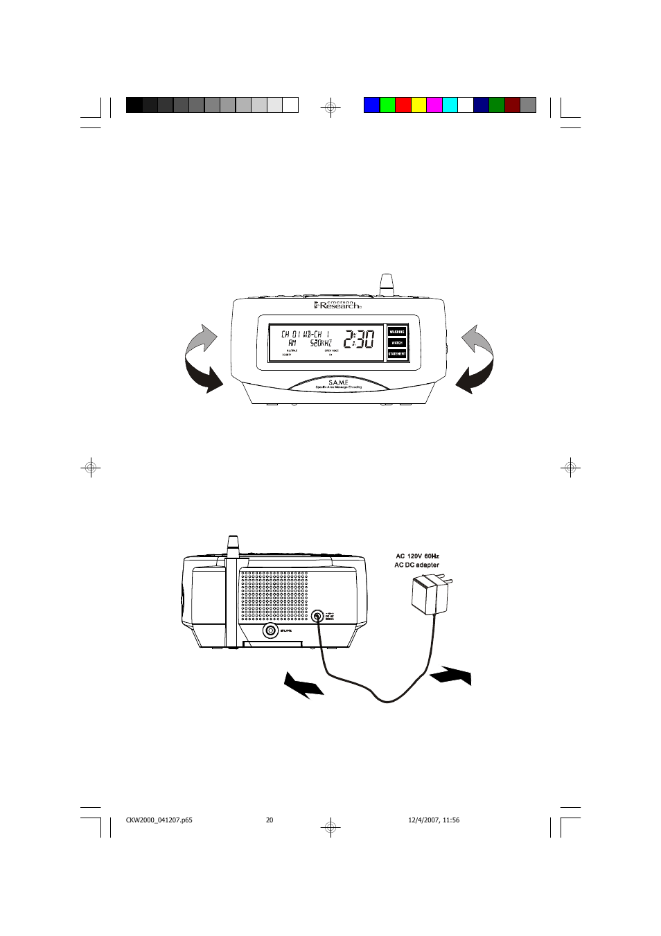 Antenna information | Emerson Radio CKW2000 User Manual | Page 21 / 42