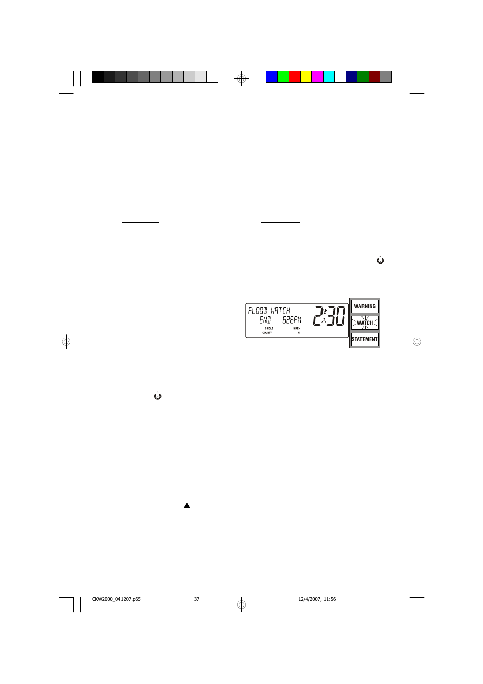 Receiving noaa hazard alert messages, Receiving/storing overlapping alerts | Emerson Radio CKW2000 User Manual | Page 38 / 42