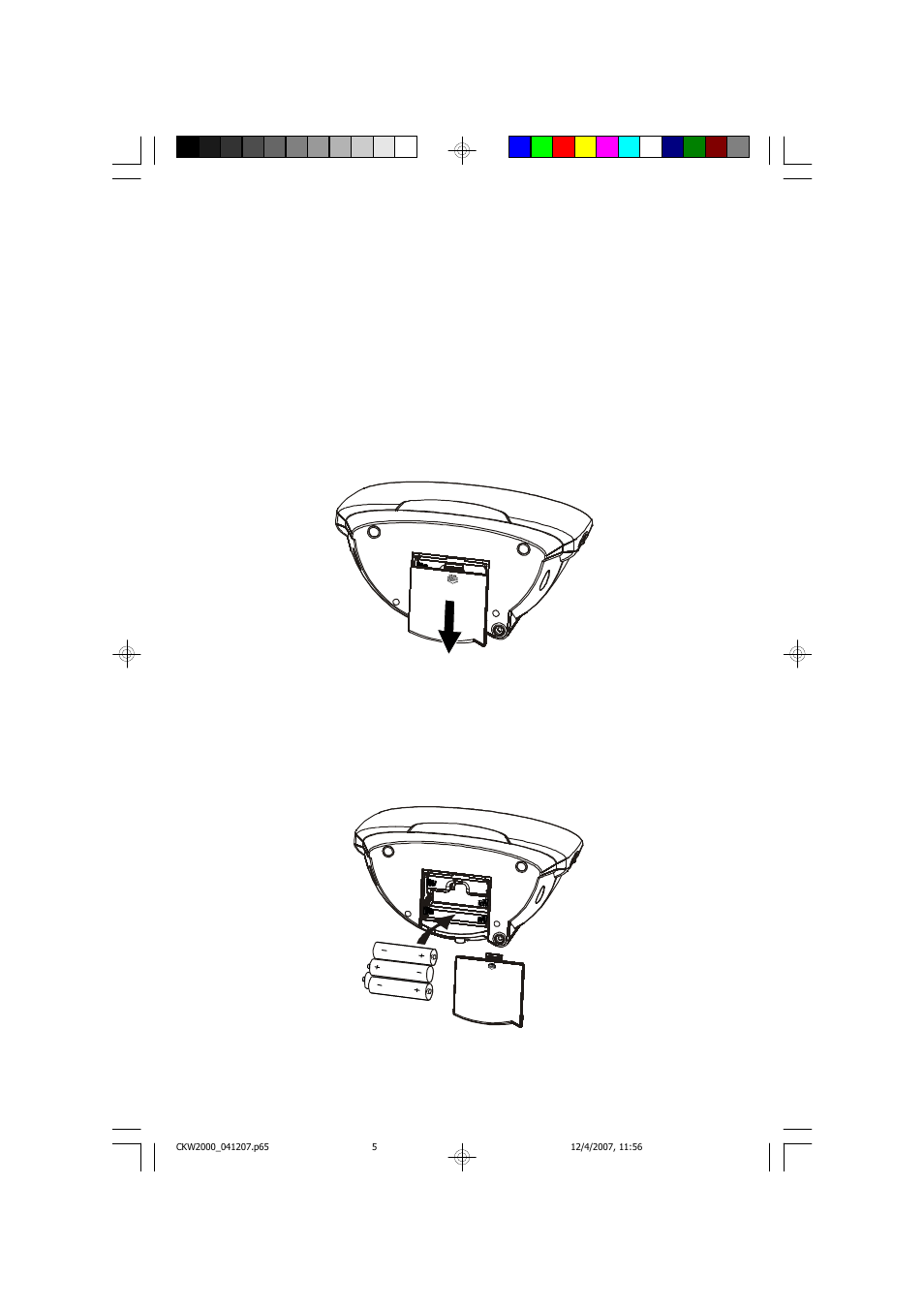 Installing the back-up batteries – important | Emerson Radio CKW2000 User Manual | Page 6 / 42