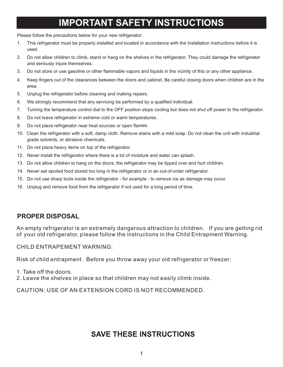 Emerson Radio CR180 User Manual | 11 pages