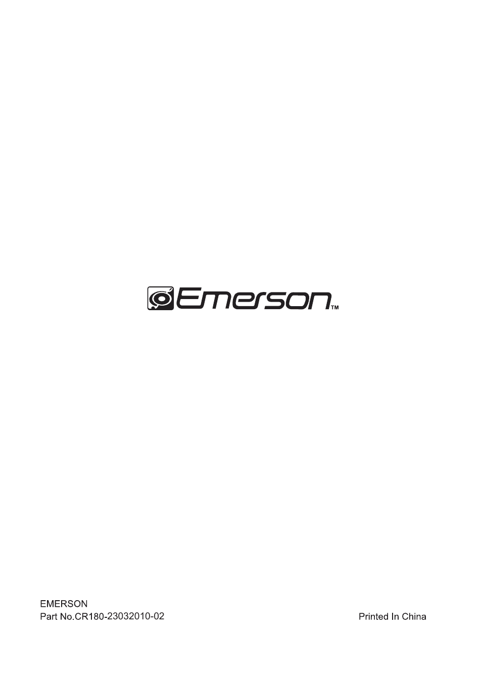 Emerson Radio CR180 User Manual | Page 11 / 11