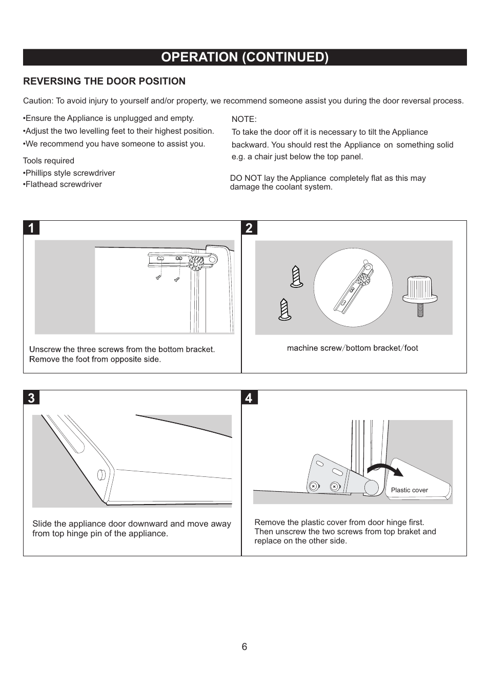 Operation (continued) | Emerson Radio CR180 User Manual | Page 6 / 11