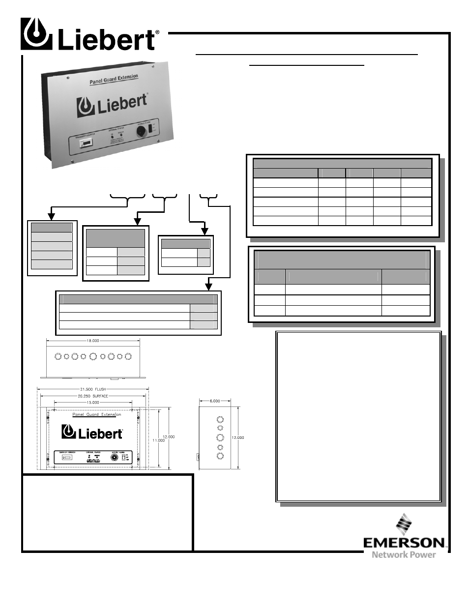 Emerson Liebert LPGE Series User Manual | 1 page