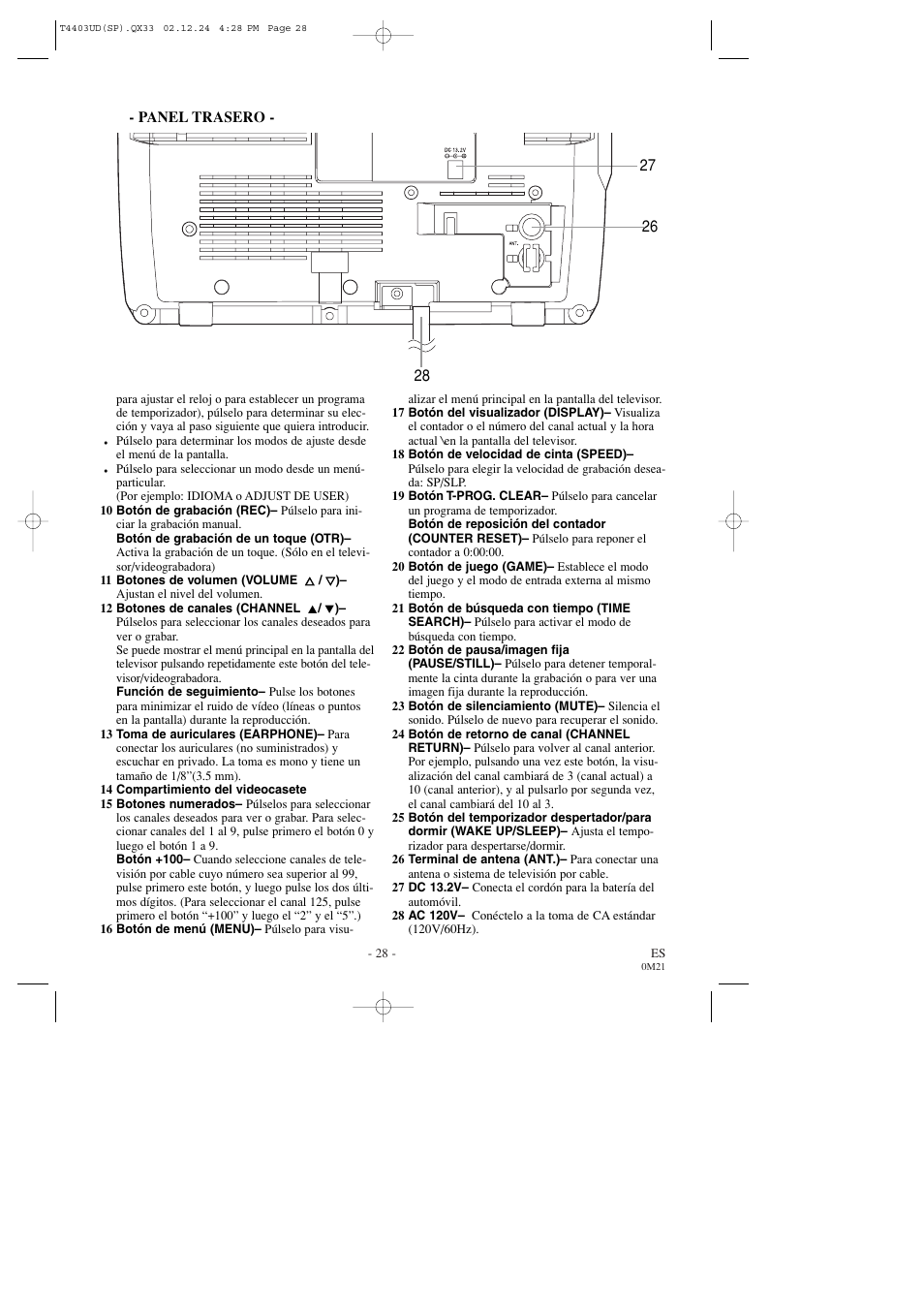 Emerson EWC0903 User Manual | Page 28 / 32