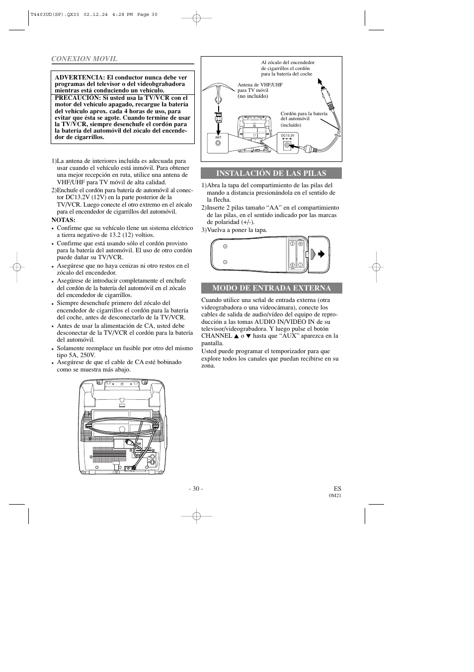 Emerson EWC0903 User Manual | Page 30 / 32