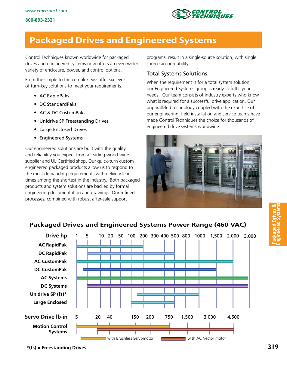 Packaged drives and engineered systems | Emerson Packaged Drives and Engineered Systems User Manual | Page 2 / 24
