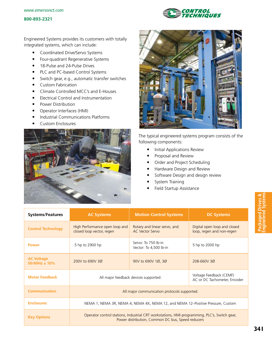 Emerson Packaged Drives and Engineered Systems User Manual | Page 24 / 24