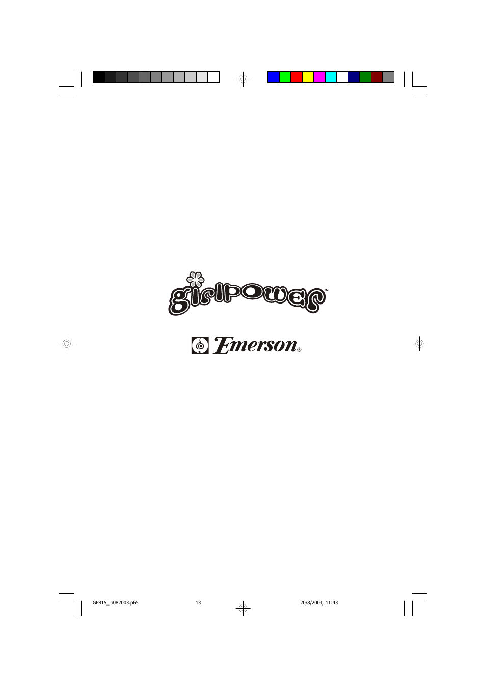 Emerson Radio GP815 User Manual | Page 14 / 14