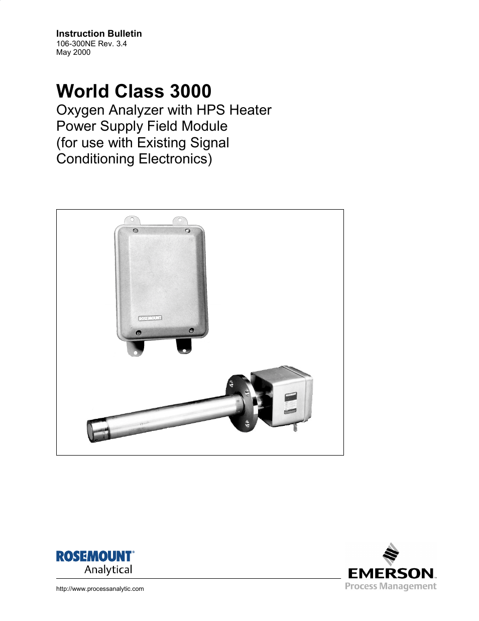 Emerson WORLD CLASS 3000 User Manual | 76 pages