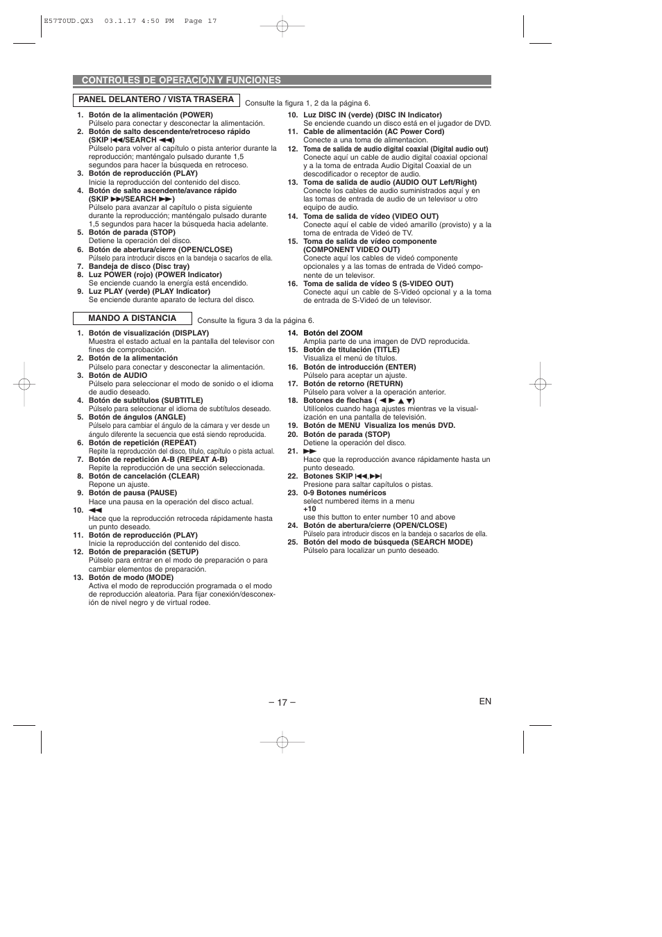 Emerson EWD7003 User Manual | Page 17 / 20