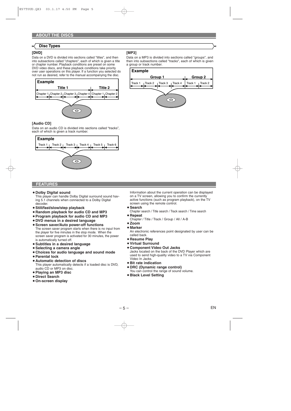 Emerson EWD7003 User Manual | Page 5 / 20