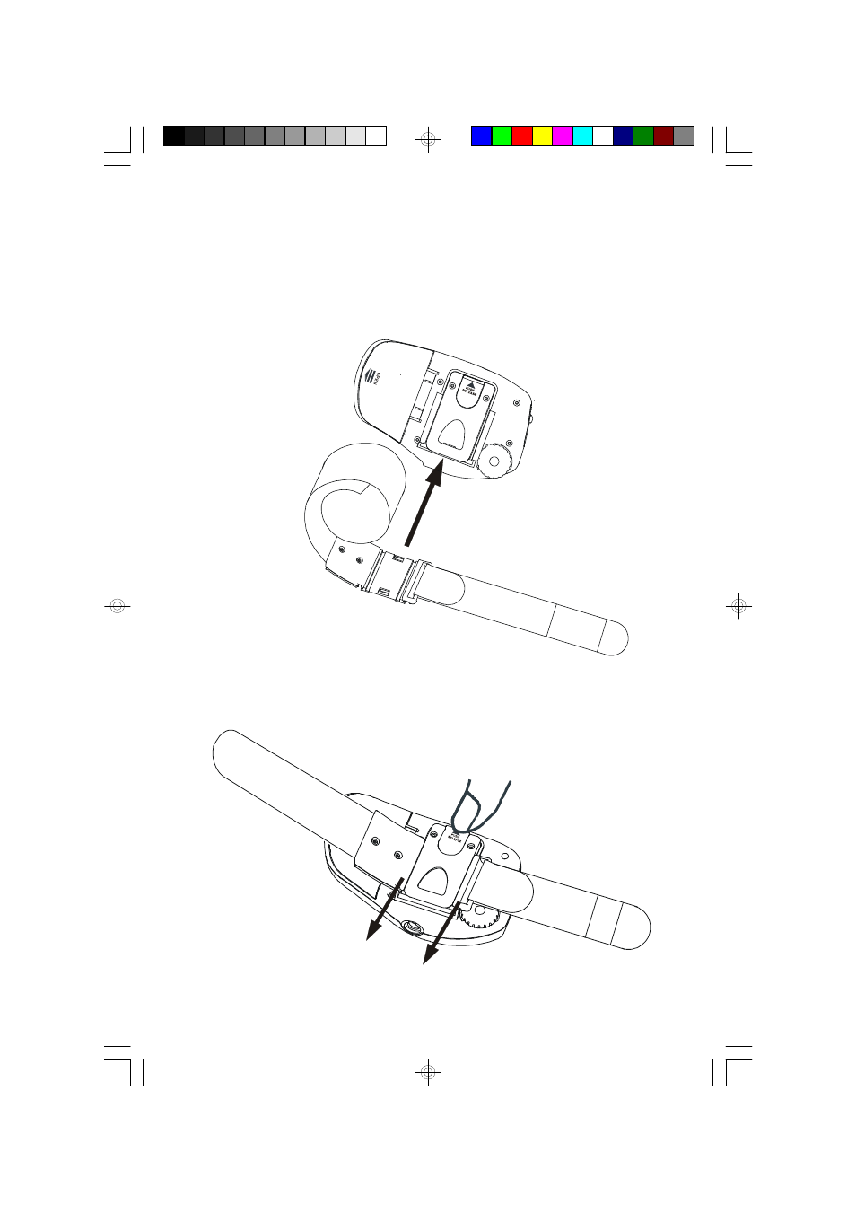 Arm-band strap installation and removal | Emerson Radio HR2227BL User Manual | Page 5 / 18