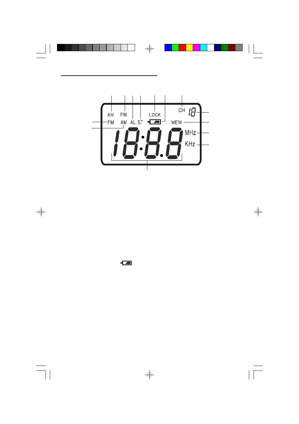 Multifunction lcd display | Emerson Radio HR2227BL User Manual | Page 7 / 18