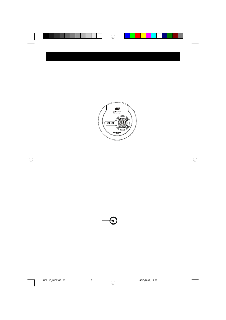 Preparation for use, Remove the transit card, Power sources | Emerson Radio HD8116 User Manual | Page 4 / 23