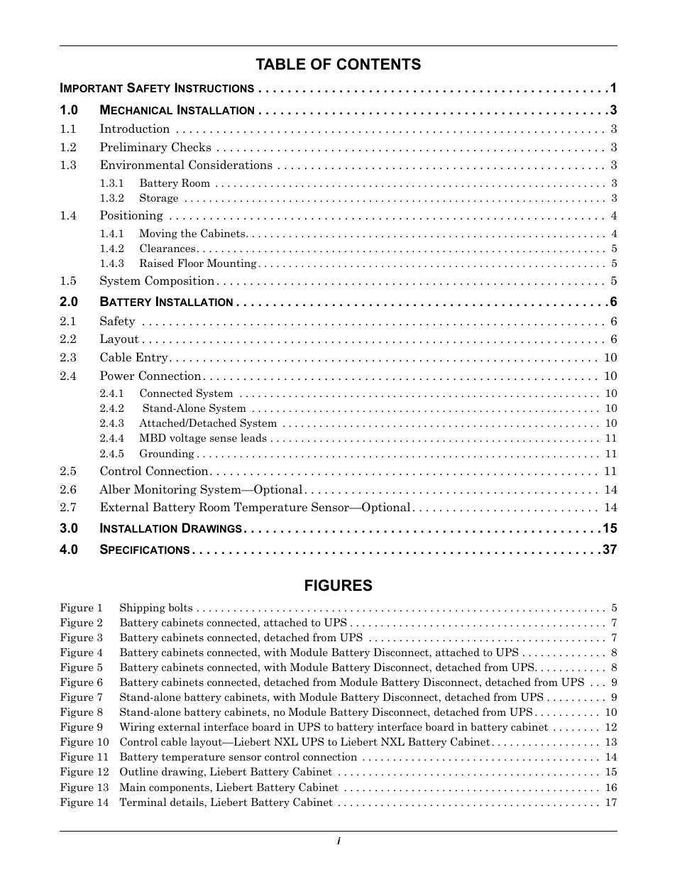 Emerson NXL UPS Systems User Manual | Page 3 / 48