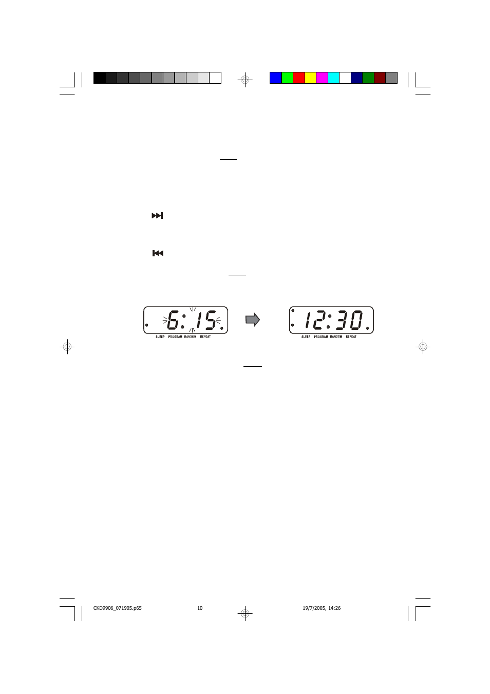 Setting the wake up times | Emerson Radio CKD9906 User Manual | Page 11 / 27