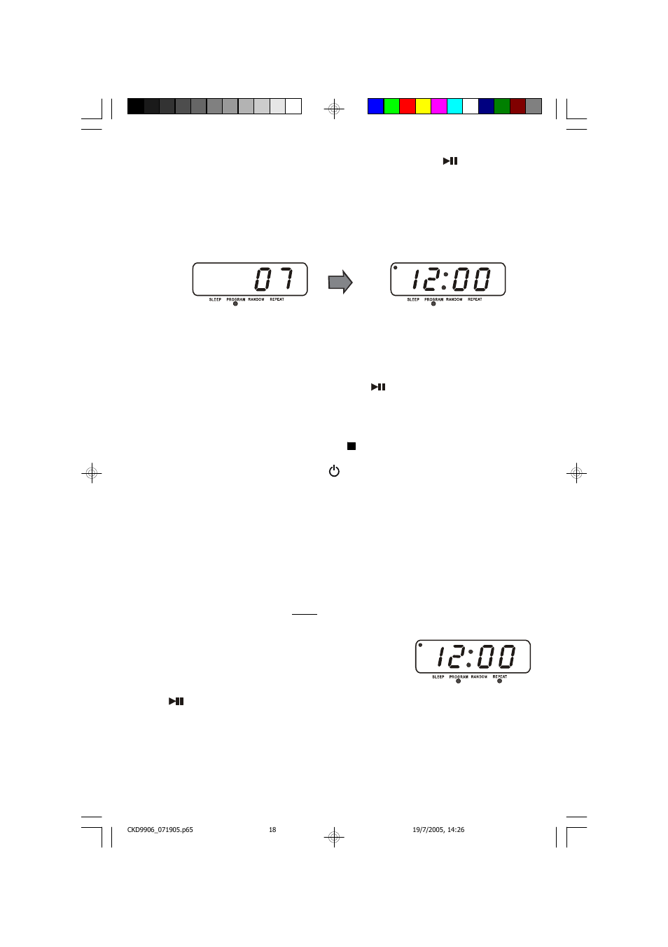 Program repeat playback | Emerson Radio CKD9906 User Manual | Page 19 / 27