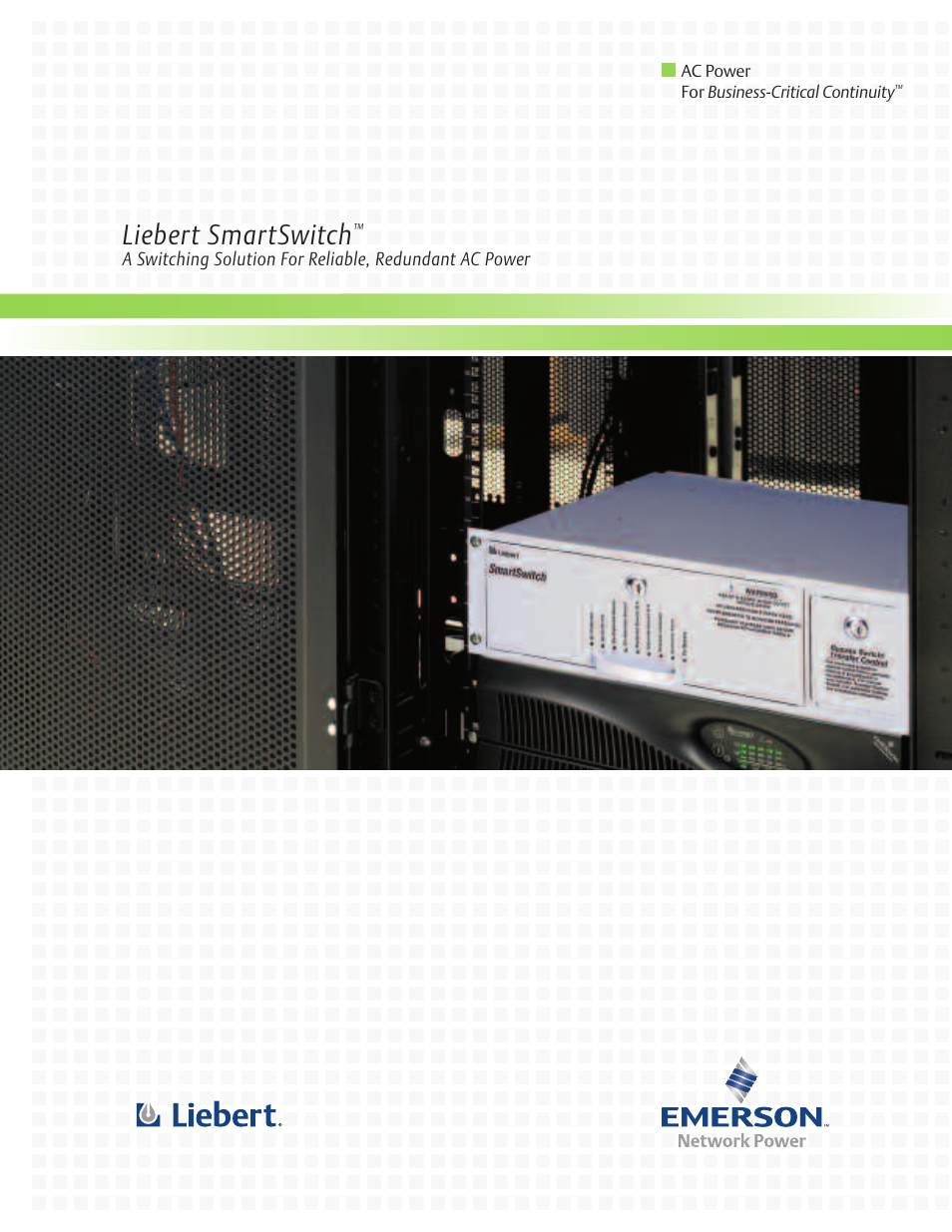 Emerson SmartSwitch User Manual | 4 pages