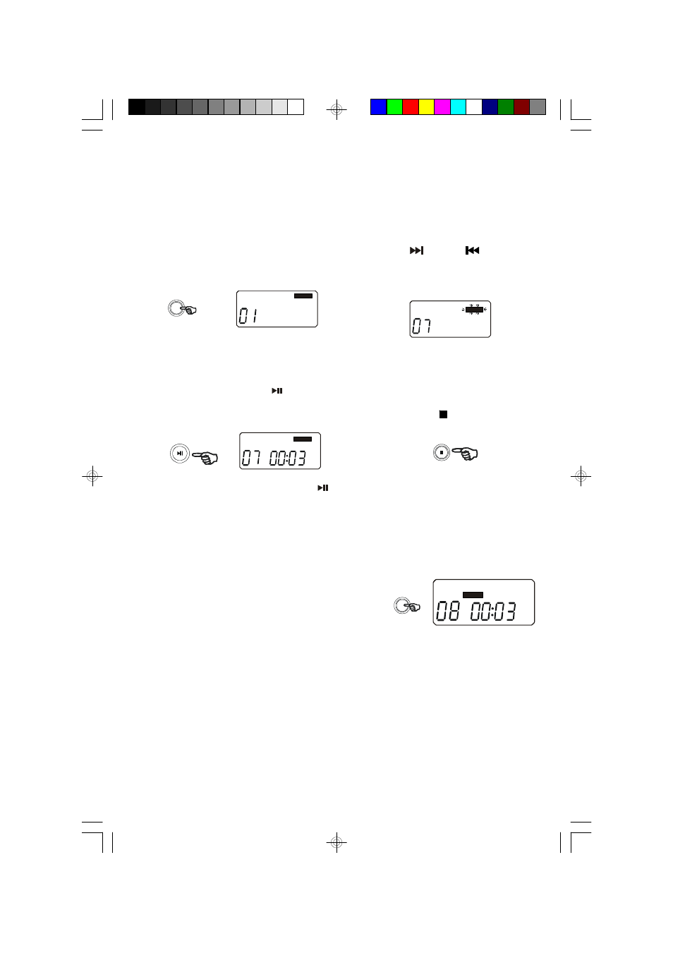 Random playback, Programmed playback | Emerson Radio PD6900 User Manual | Page 12 / 19