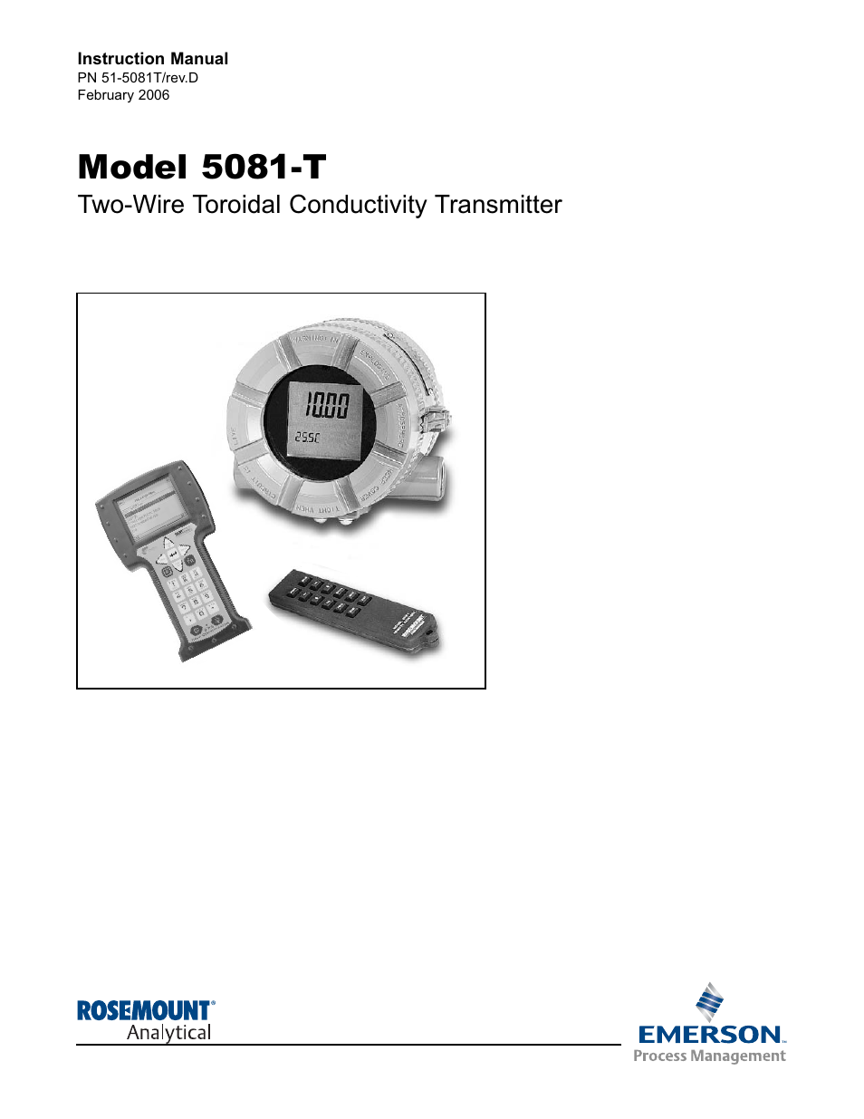 Emerson 5081-T User Manual | 98 pages