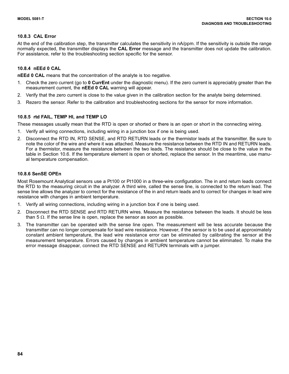 Emerson 5081-T User Manual | Page 90 / 98