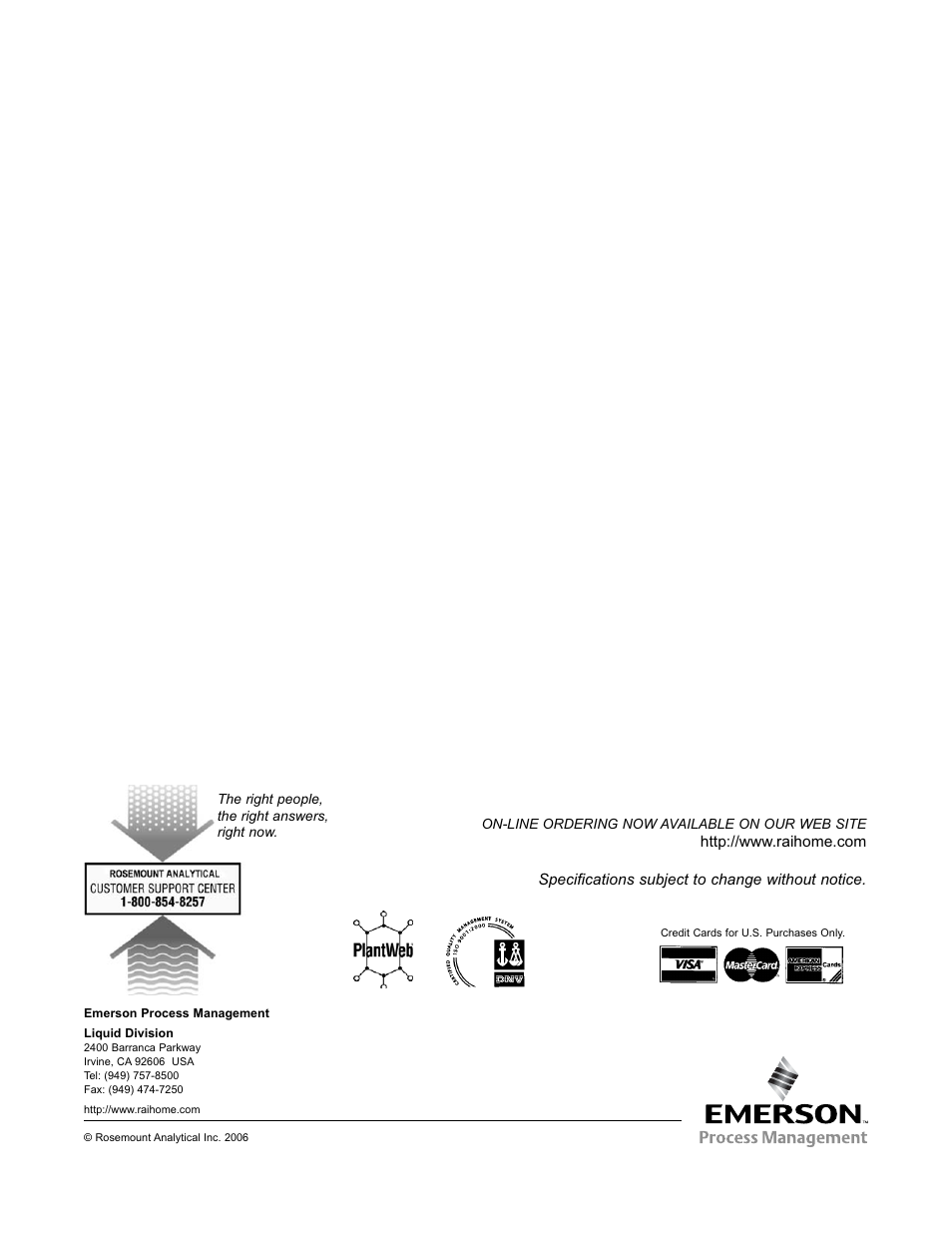 Emerson 5081-T User Manual | Page 98 / 98