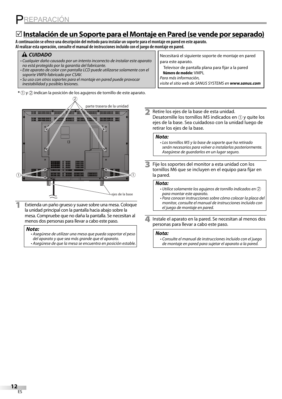 Reparación | Emerson LC420EM8 User Manual | Page 48 / 72