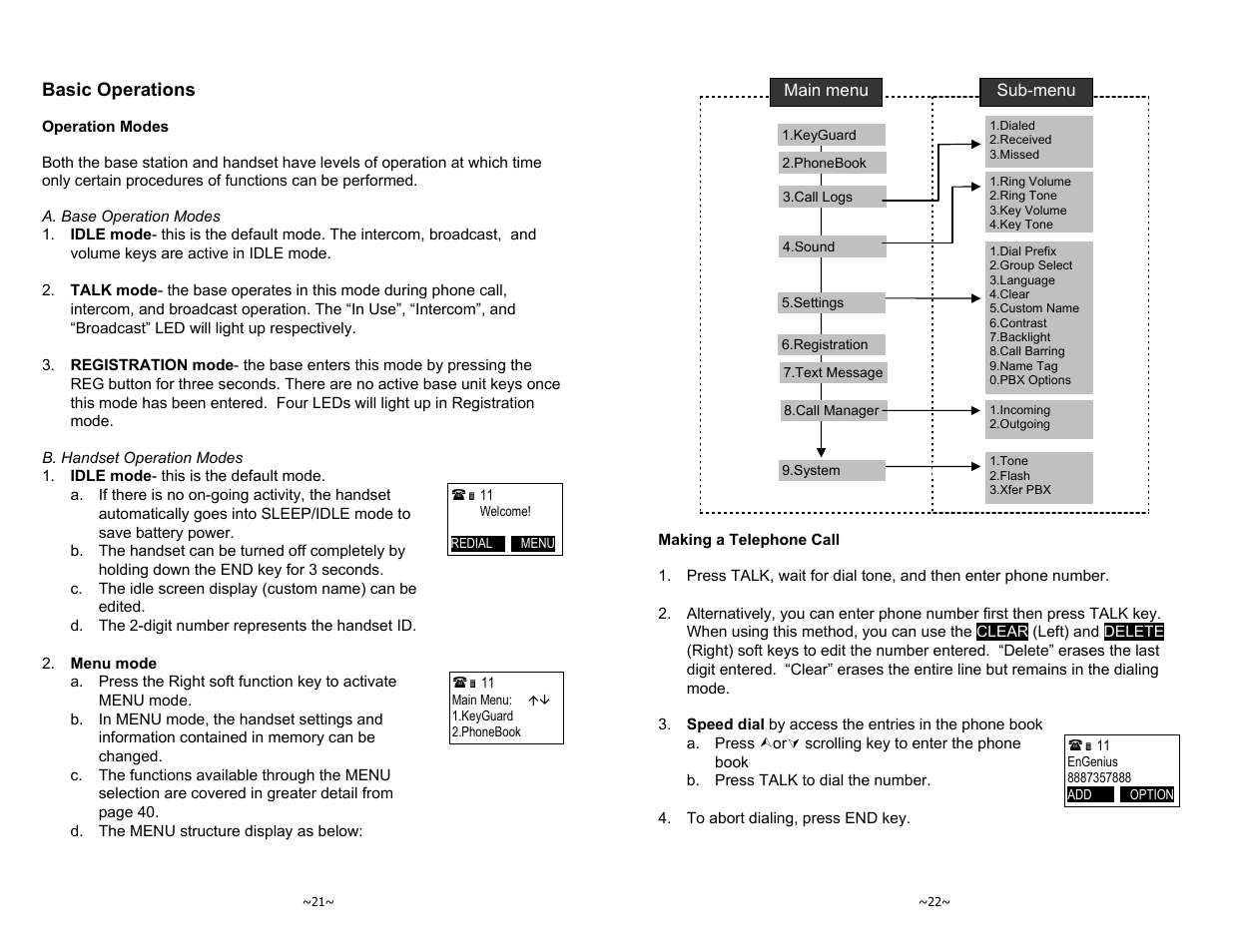 EnGenius Technologies DURAFON-1X User Manual | Page 11 / 23