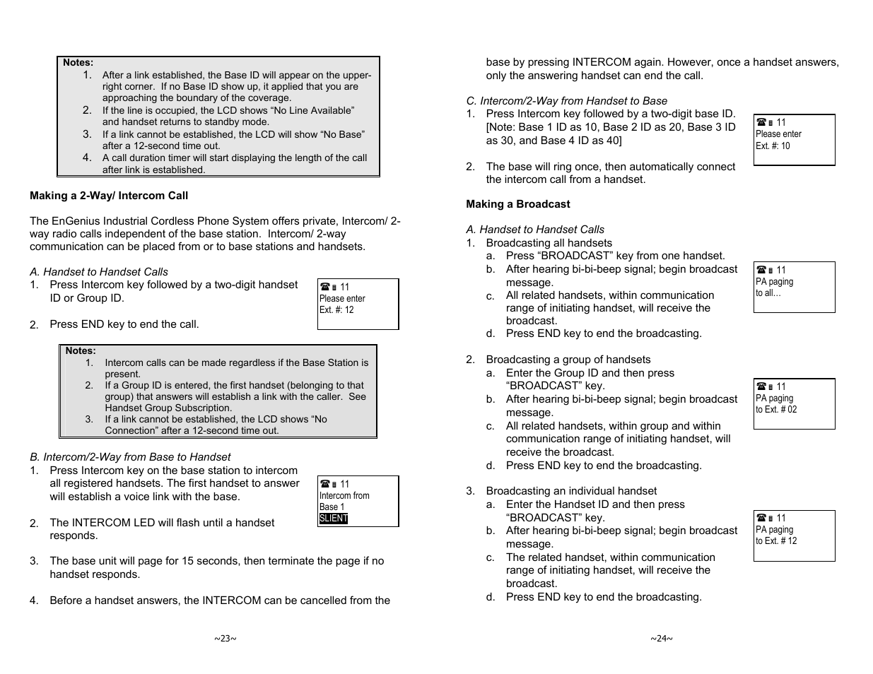 EnGenius Technologies DURAFON-1X User Manual | Page 12 / 23