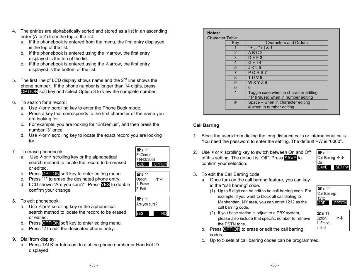 EnGenius Technologies DURAFON-1X User Manual | Page 18 / 23