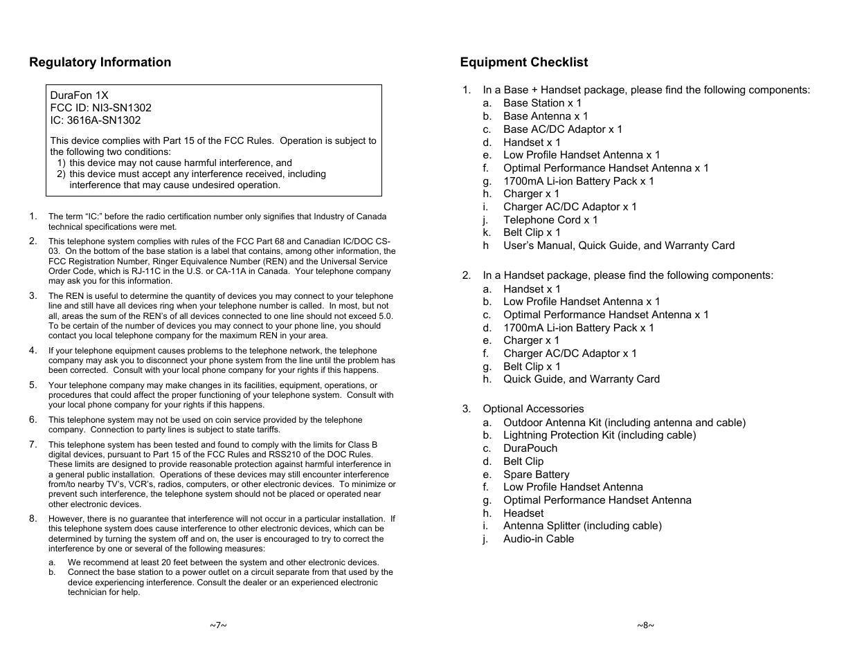 EnGenius Technologies DURAFON-1X User Manual | Page 4 / 23