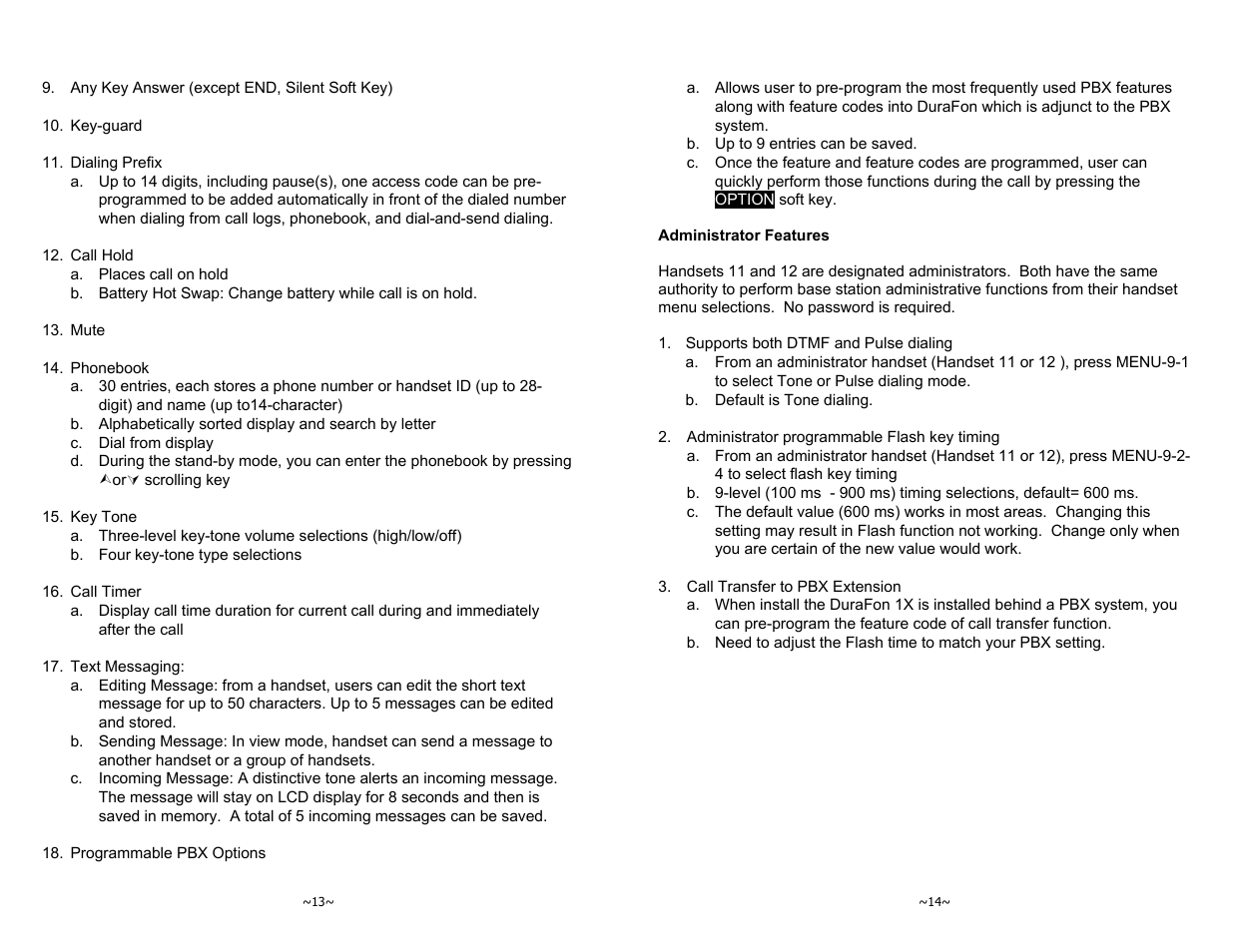 EnGenius Technologies DURAFON-1X User Manual | Page 7 / 23